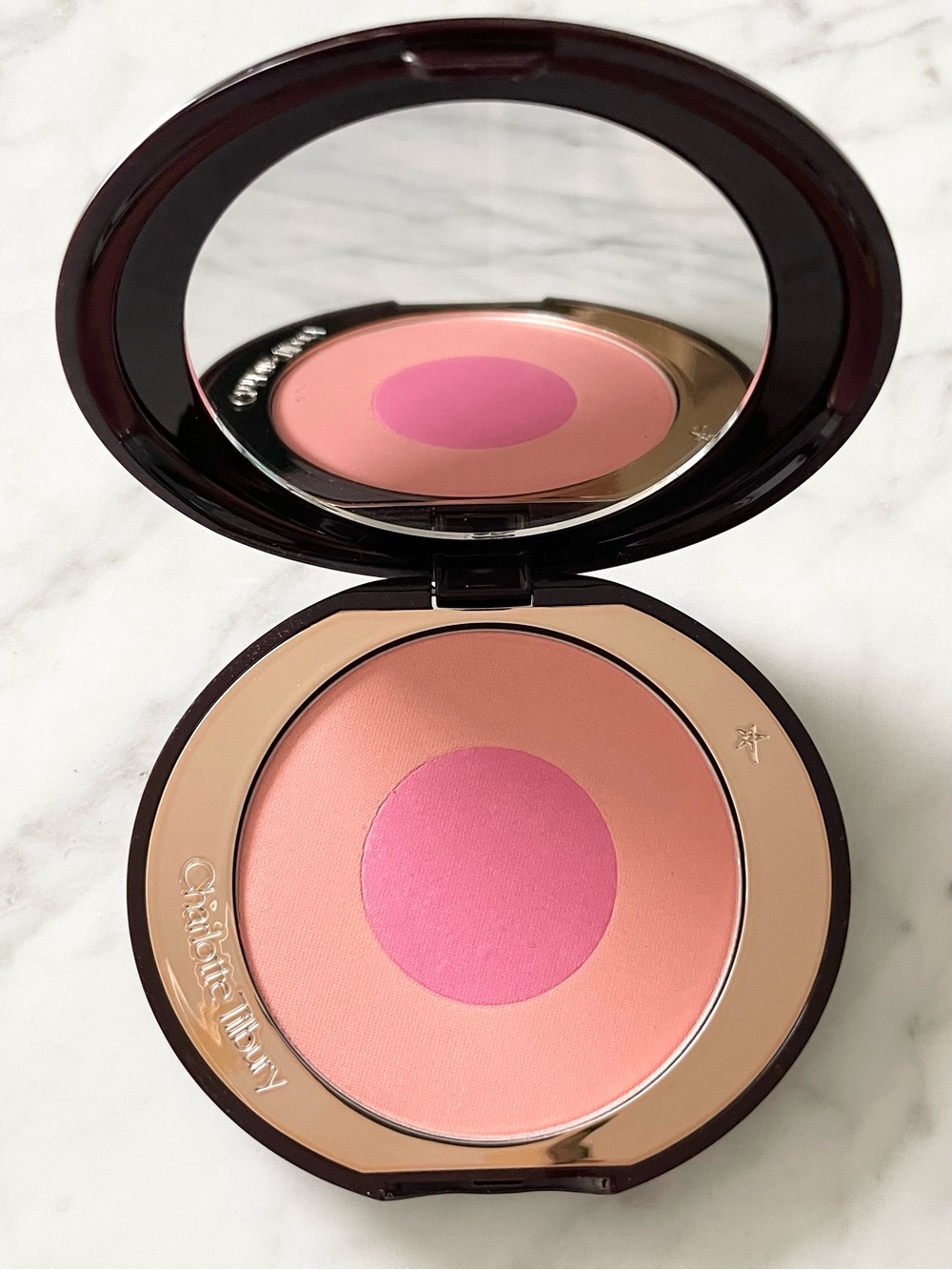 NWT CHARLOTTE TILBURY Cheek to Chic Swish and Pop Blusher LOVE IS THE DRUG